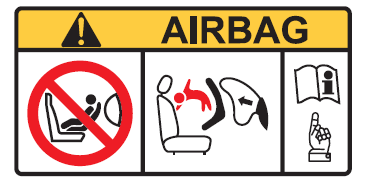 Desativar o airbag dianteiro do passageiro 