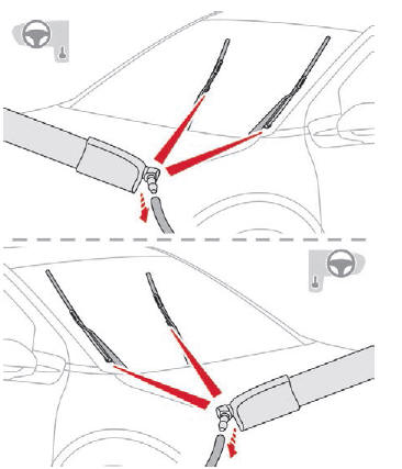 Substituição de uma escova do limpa-para-brisas